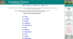 Desktop Screenshot of cemeterycensus.com